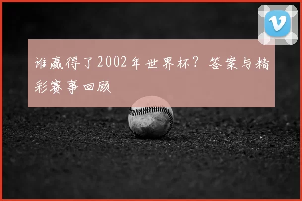 谁赢得了2002年世界杯？答案与精彩赛事回顾