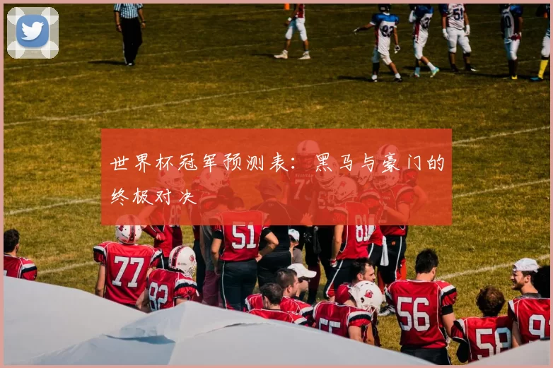 世界杯冠军预测表:黑马与豪门的终极对决